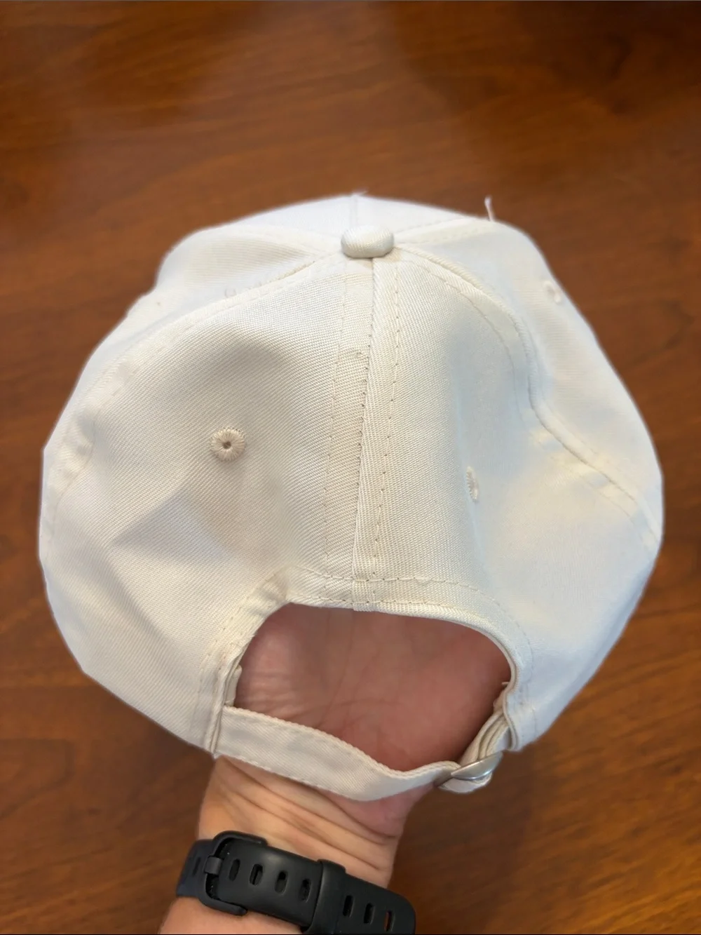 Target White BRIDE Baseball Cap with Black Embroidery